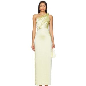 Lovers + Friends Bella Gown in Baby Yellow
